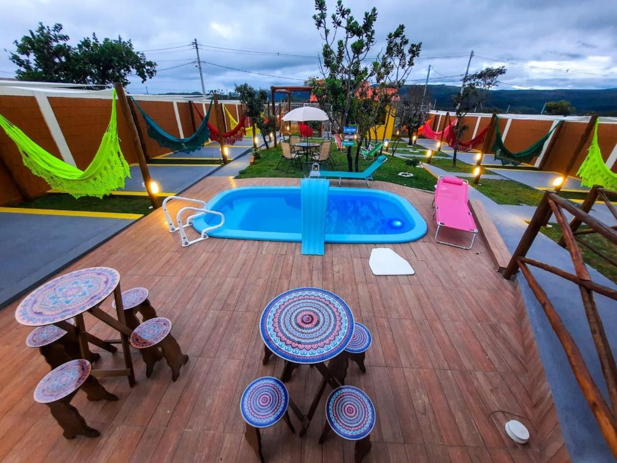 Camping Reino De Andalasia Alto Paraíso de Goiás Exterior foto