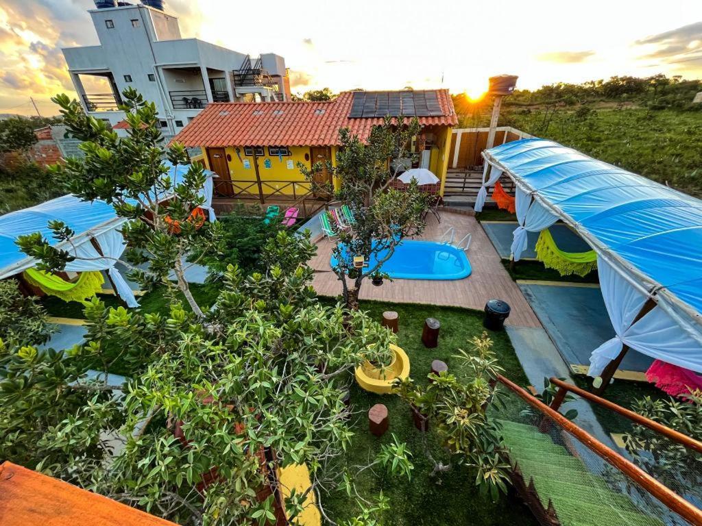 Camping Reino De Andalasia Alto Paraíso de Goiás Exterior foto